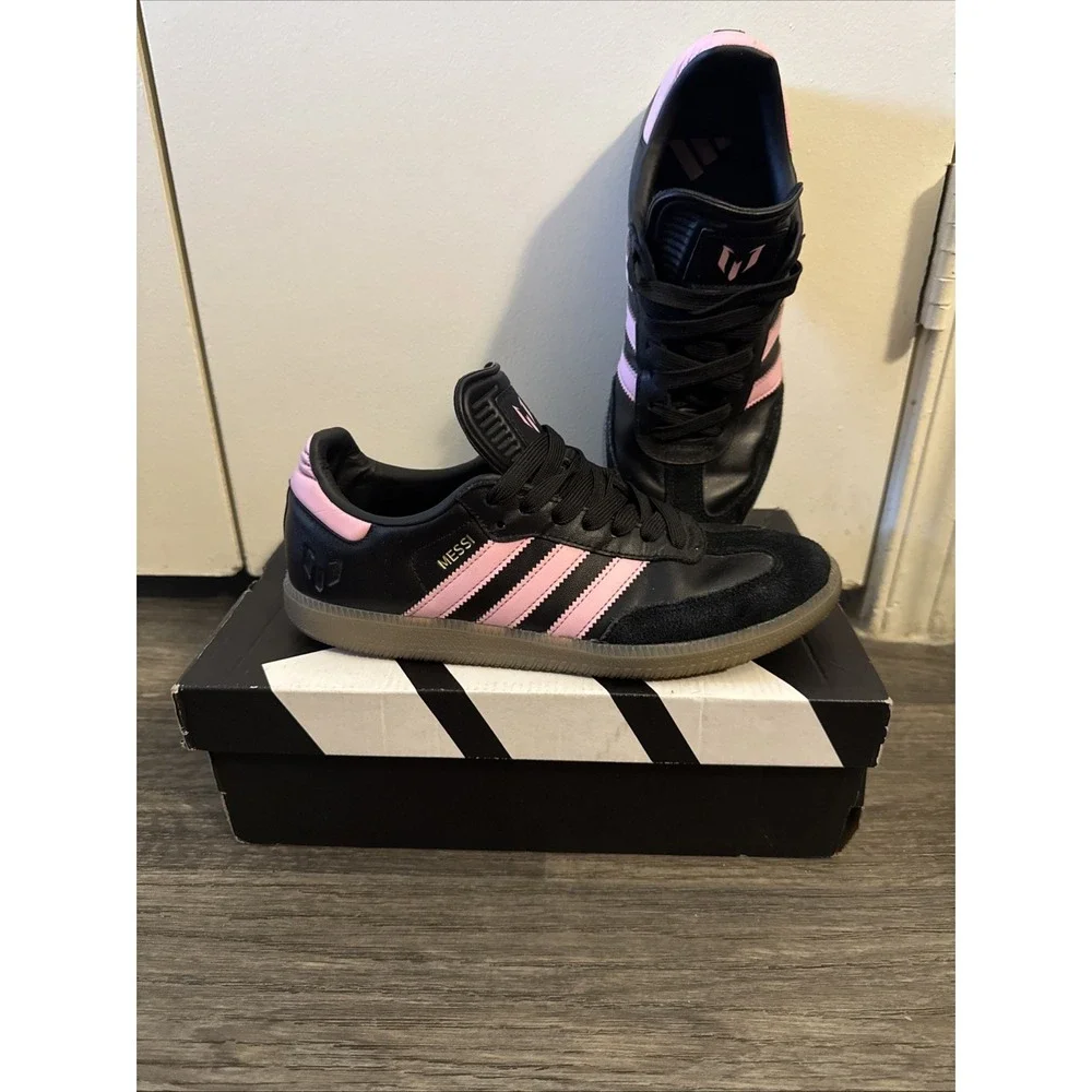 Lionel Messi x Adidas Samba Inter Miami CF Debossed Away Kit Men's Size 7.5